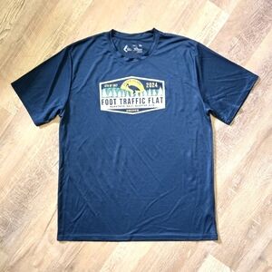 Foot Traffic Marathon Leslie Jordan T-Shirt Men's Size 2XL Blue PNW